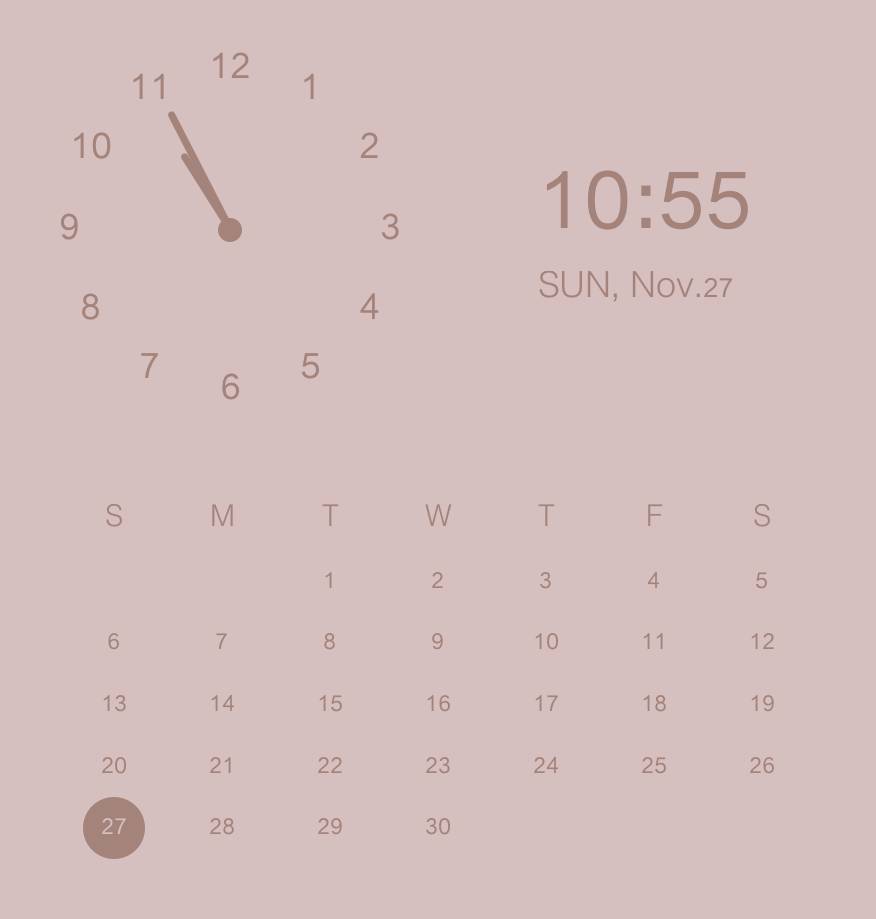 時計カレンダー Hodiny Nápady na widgety[fHKR3S65IwXn59hpKJvL]