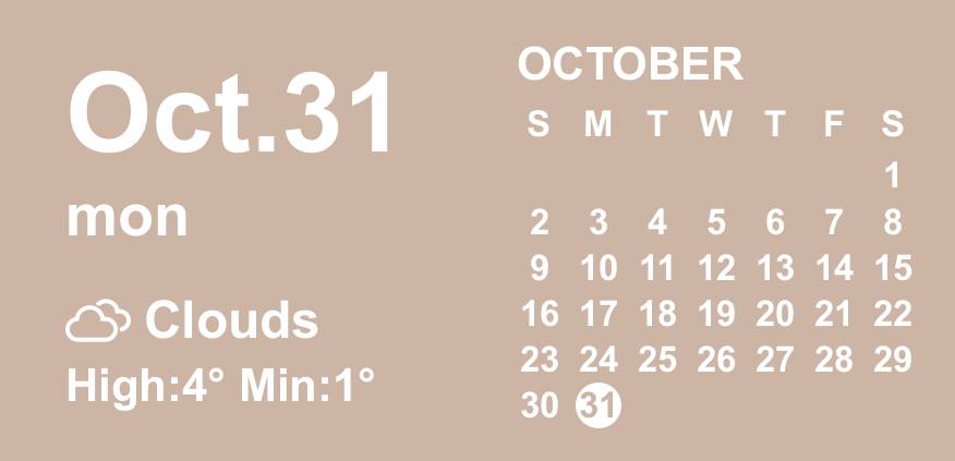 カレンダー Tiempo Ideas de widgets[JEbnaudTbaWzI1K0lY29]