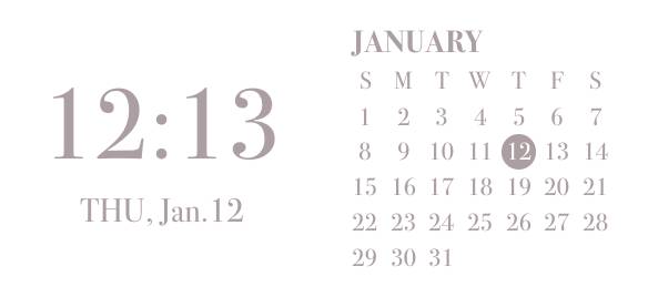 時間と日付 Calendario Ideas de widgets[g8FRSizMrg9KadT8YuHt]
