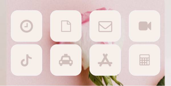 ピンク App-Symbolpaket[y041bkfLznrB0or0wooU]