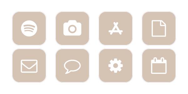 Beige App Icon Pack[YSKF1pYlxUtSUSdhUPZZ]