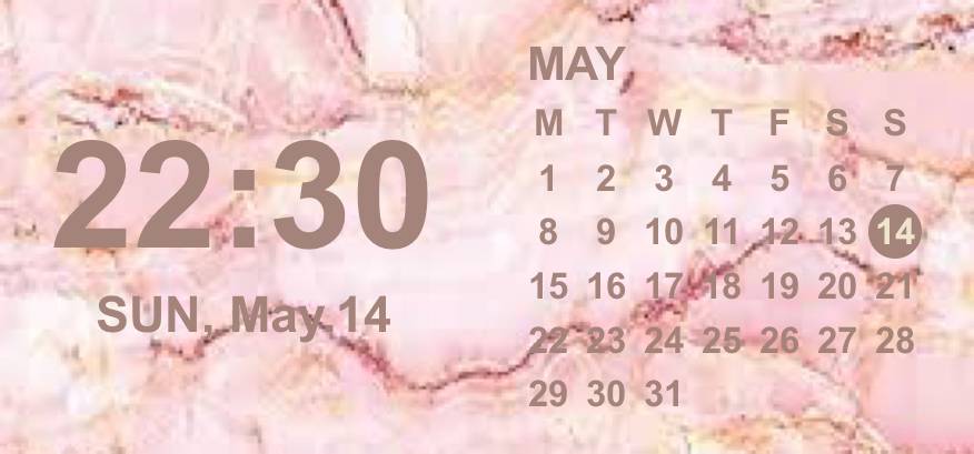calendario rosa Calendar Widget ideas[3pT2DElElReDAjwflk1y]