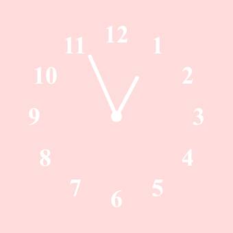 ピンク Uhr Widget-Ideen[AnB2MPmJog2WToEl0YWP]