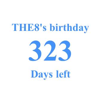 THE8's birthday Countdown Widget-Ideen[xYThcvjgBWw57hZPYlvu]