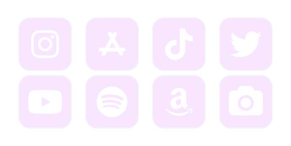 Cute purple icons💜 Pacote de ícones de aplicativos[XnfGg6WutJFe0t9wD6v3]