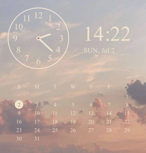 Clock Widget ideas[TkdKNOjlnevLOUQMq3yj]