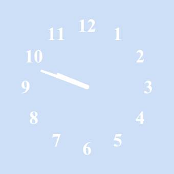 青 Clock Widget ideas[9k2vWstacwBoJrS8izNq]