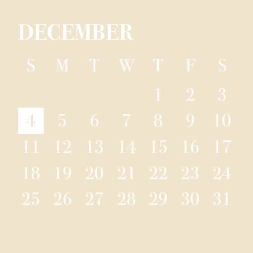 Calendar(beige)Kalendar Idea widget[EXx5u0XIILFqnuNKFex2]