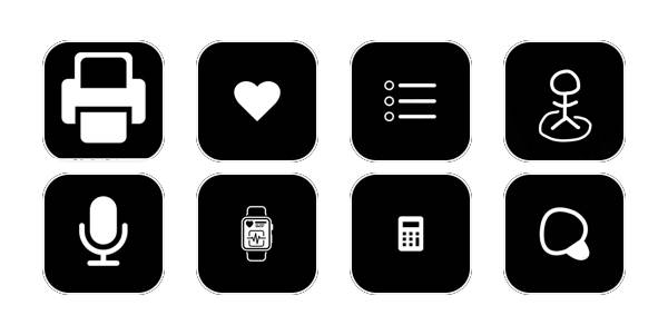 🖤🤍 App Icon Pack[sNUbkyT9iOPsJTm9exgM]