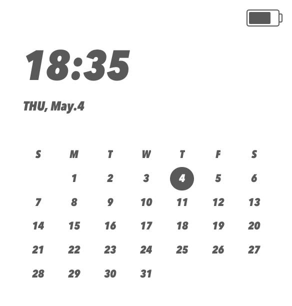 Calendario Ideas de widgets[p8P3ilrTxbIDOOHfDqIk]