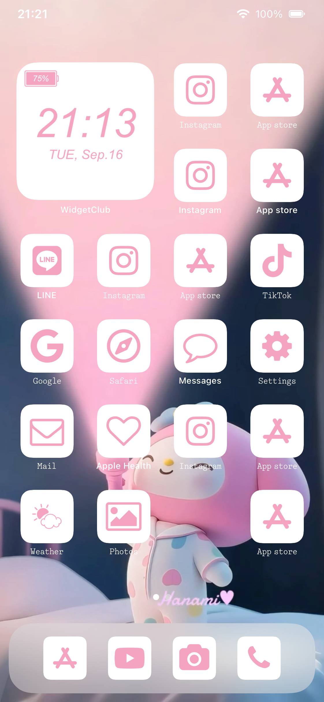 キュートなピンクHome Screen ideas[sWBMAYXY3tkM6nUdovmq]