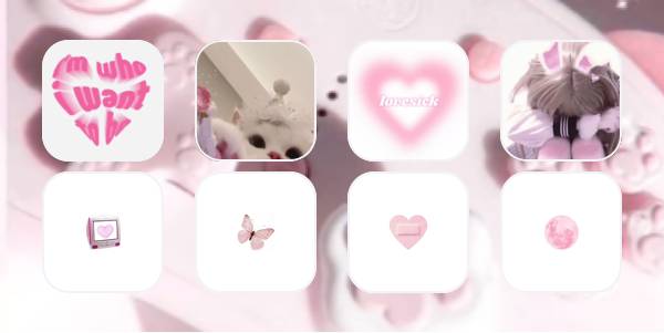 Girly pink App Icon Pack[nvhcpinQ5FS3Zw3wPSKb]