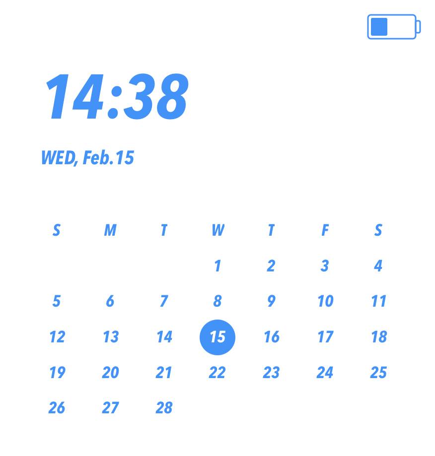 Corea Calendario Idee widget[DtKQvQKu05tAzMerHcN5]