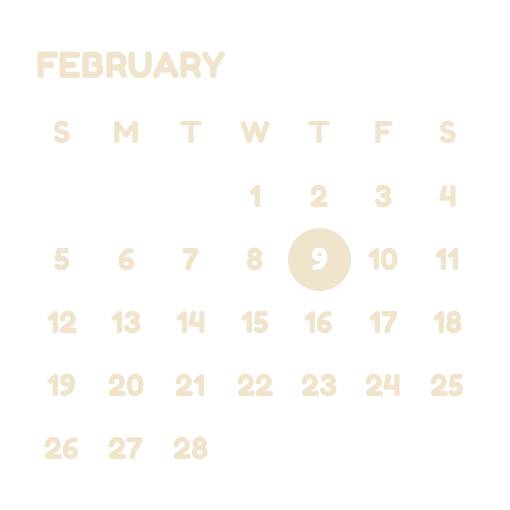 🤍🗓 Calendario Idee widget[Qs4Vw9MrFOaTJOfeawGv]