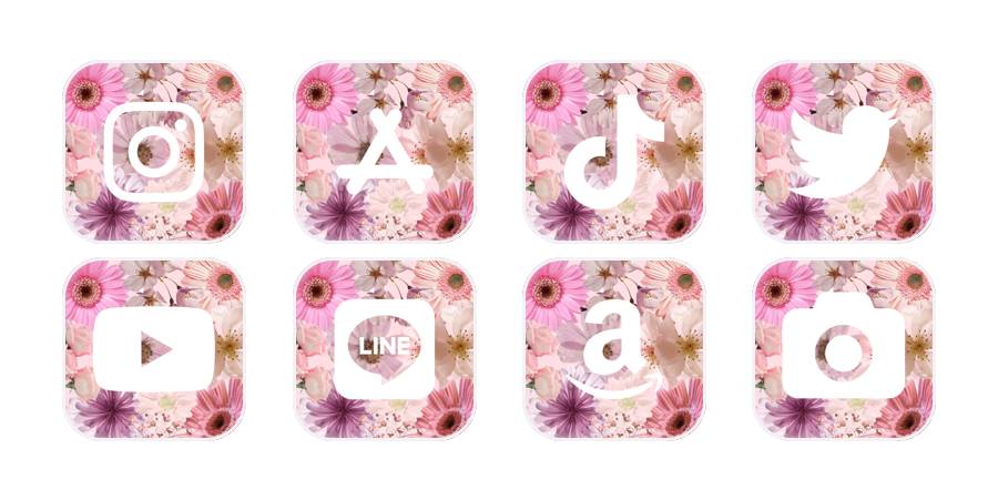 pink flower App Icon Pack[nf5spyv3B2kRXQwcXdOp]