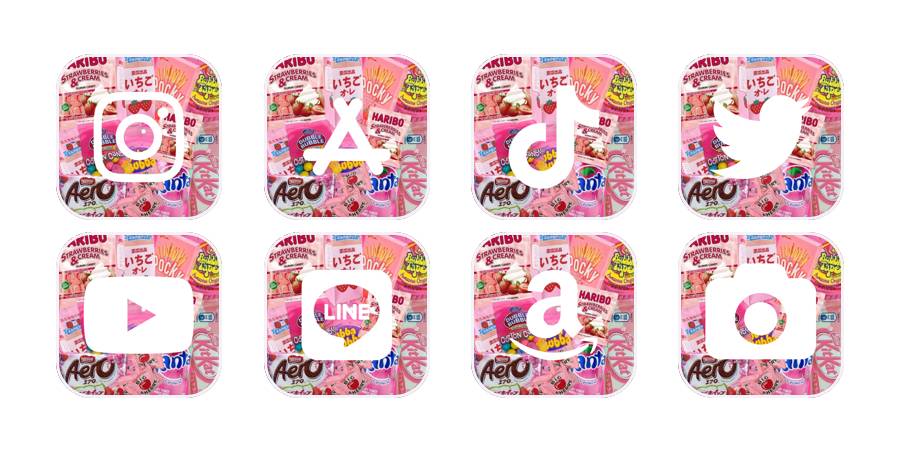 snack pink חבילת אייקונים של אפליקציה[gOalFyhhIlniCzr0qJDx]