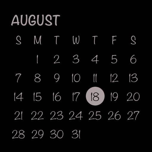 カレンダー Calendrier Idées de widgets[XLy7lBXrzLloHgVMhNoK]