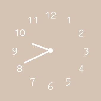 Horloge Idées de widgets[G8tSKc3mUbnysjlGiz9x]
