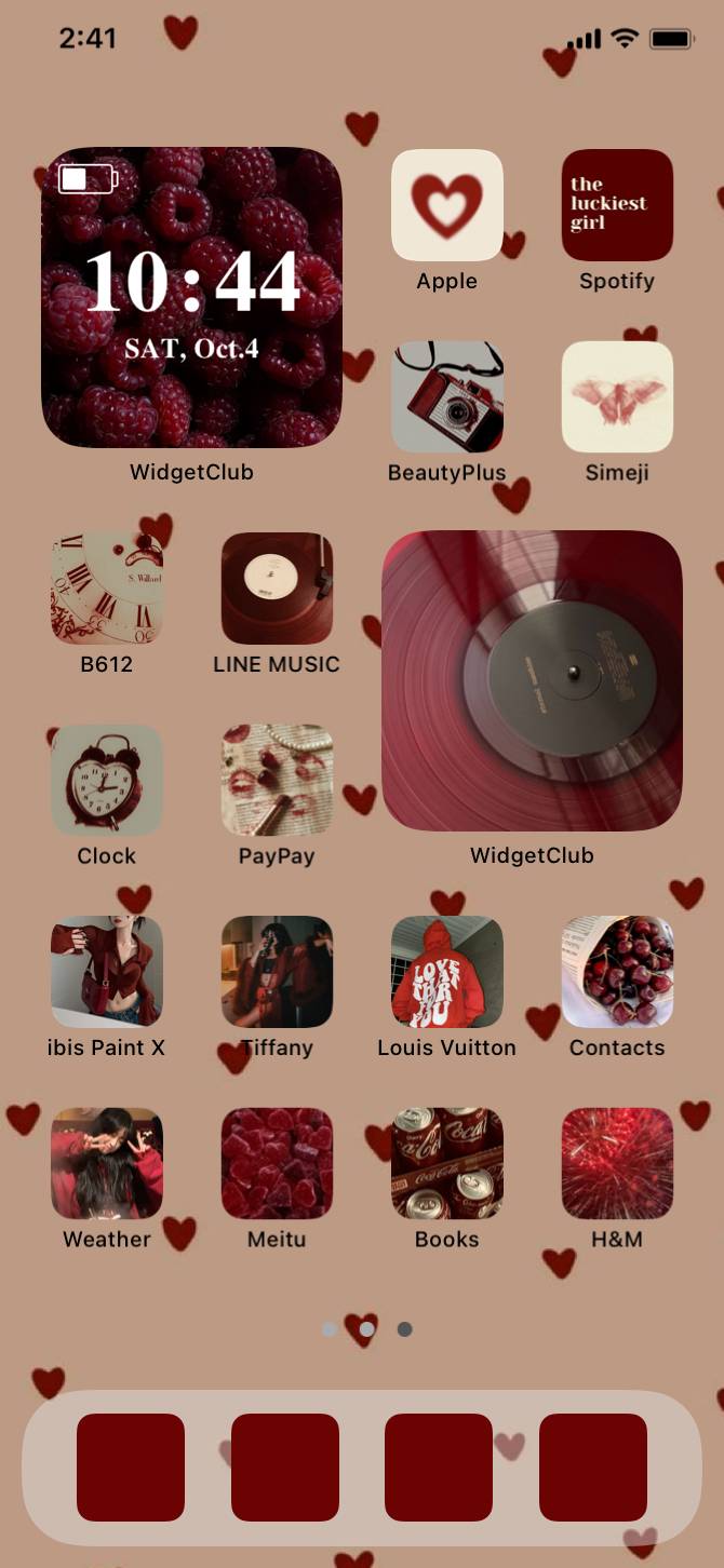 Cute RedHome Screen ideas[lJMrGRkm5eUdQ0ECTuxB]