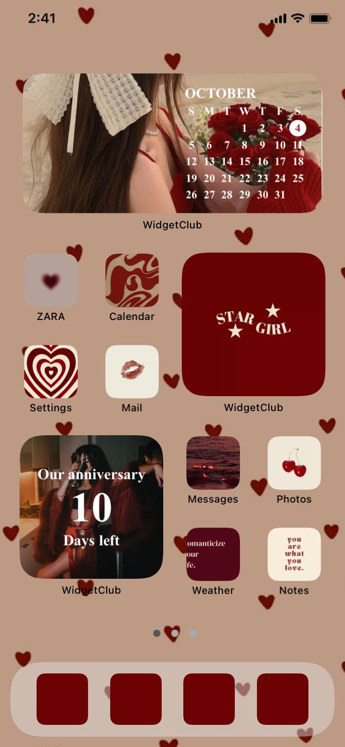Cute RedHome Screen ideas[lJMrGRkm5eUdQ0ECTuxB]