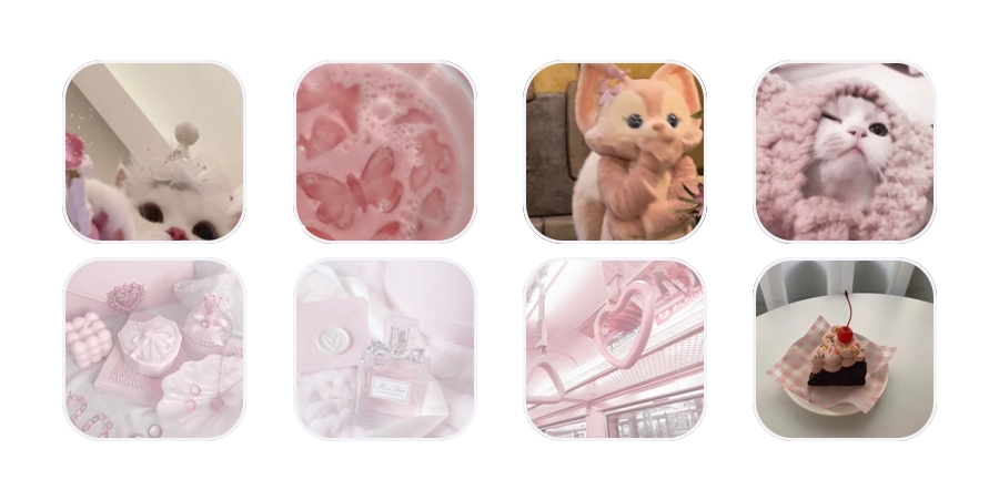 aesthetic cat 🐈 App icon pack [crOKxYufZgknKCSb9gLz] by •Bella