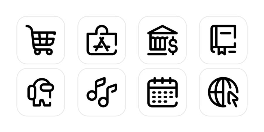 minimalist App Icon Pack[qTZ4v3a7R2YcHfQ8q3tG]