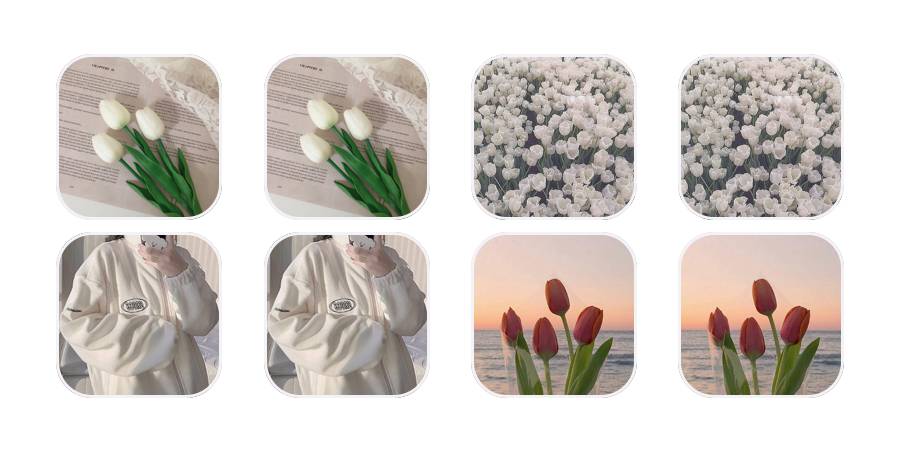 Flower App Icon Pack[n6mDt7l3qgdcQutGmqsU]