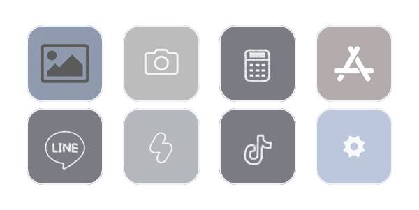 シンプルApp Icon Pack[2beCcGtLhTbqK9zJGJfc]