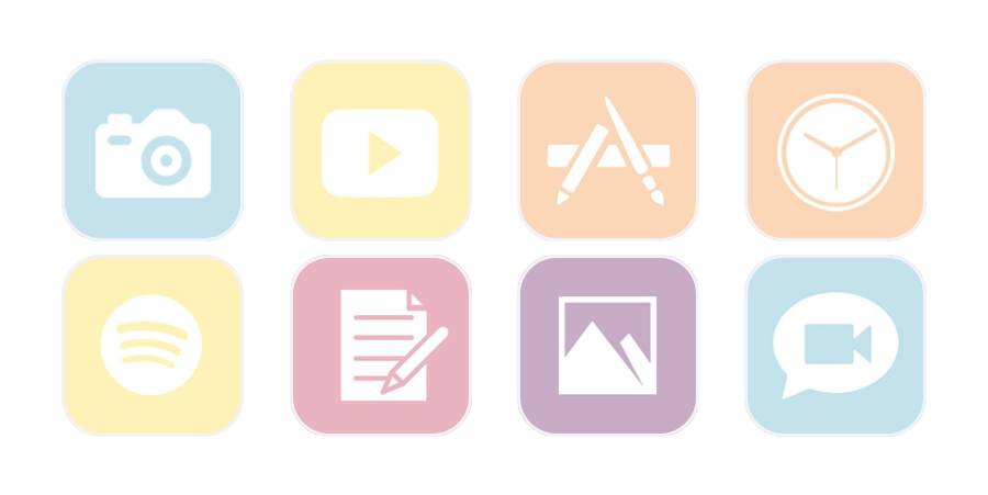 aesthetic icons App-Symbolpaket[f2uuyytuGXgoC3K7azwa]