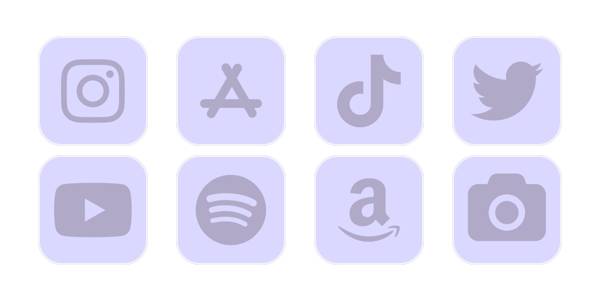 pastel purple App Icon Pack[iNZCe7P4vqfBJk3gSHod]