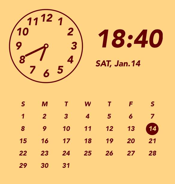 時計 Reloj Ideas de widgets[5Yo6PVy0UGxKNY2GIkQ3]