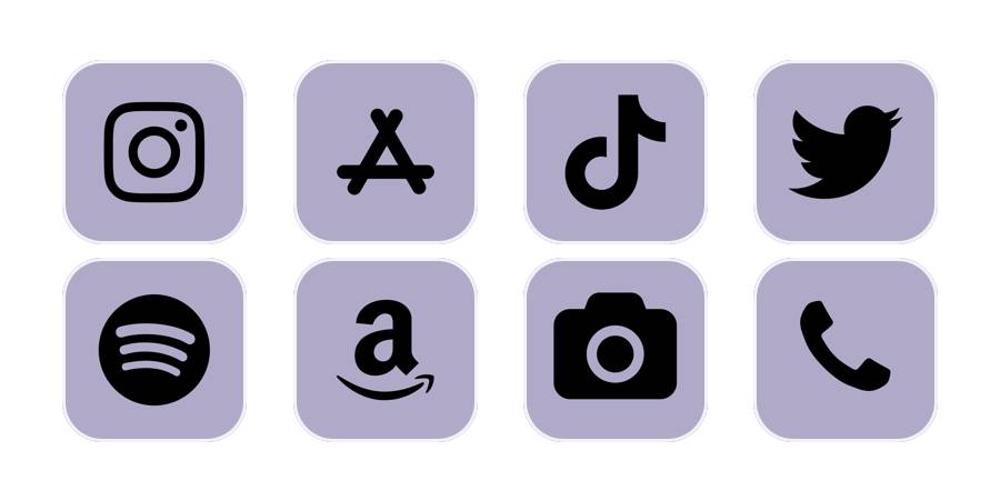 purple ash icons🤍 App Icon Pack[BvbM3kC85t4QHBF1GrGW]