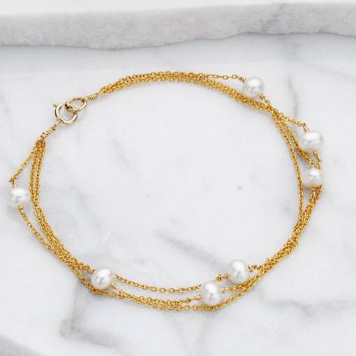 gold pearl bracelet Foto Widget-Ideen[lr5edImrPsbY1fXCJeCC]
