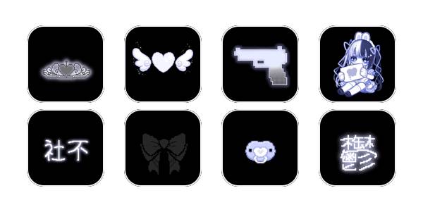 Emo girl App Icon Pack[Diwj9CD6RuouNi1Xuzbn]