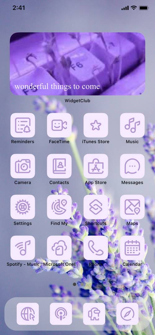 cute lavender aesthetic!! Идеи домашнего экрана[T9QpzGs0epnbD6WVcKNK]