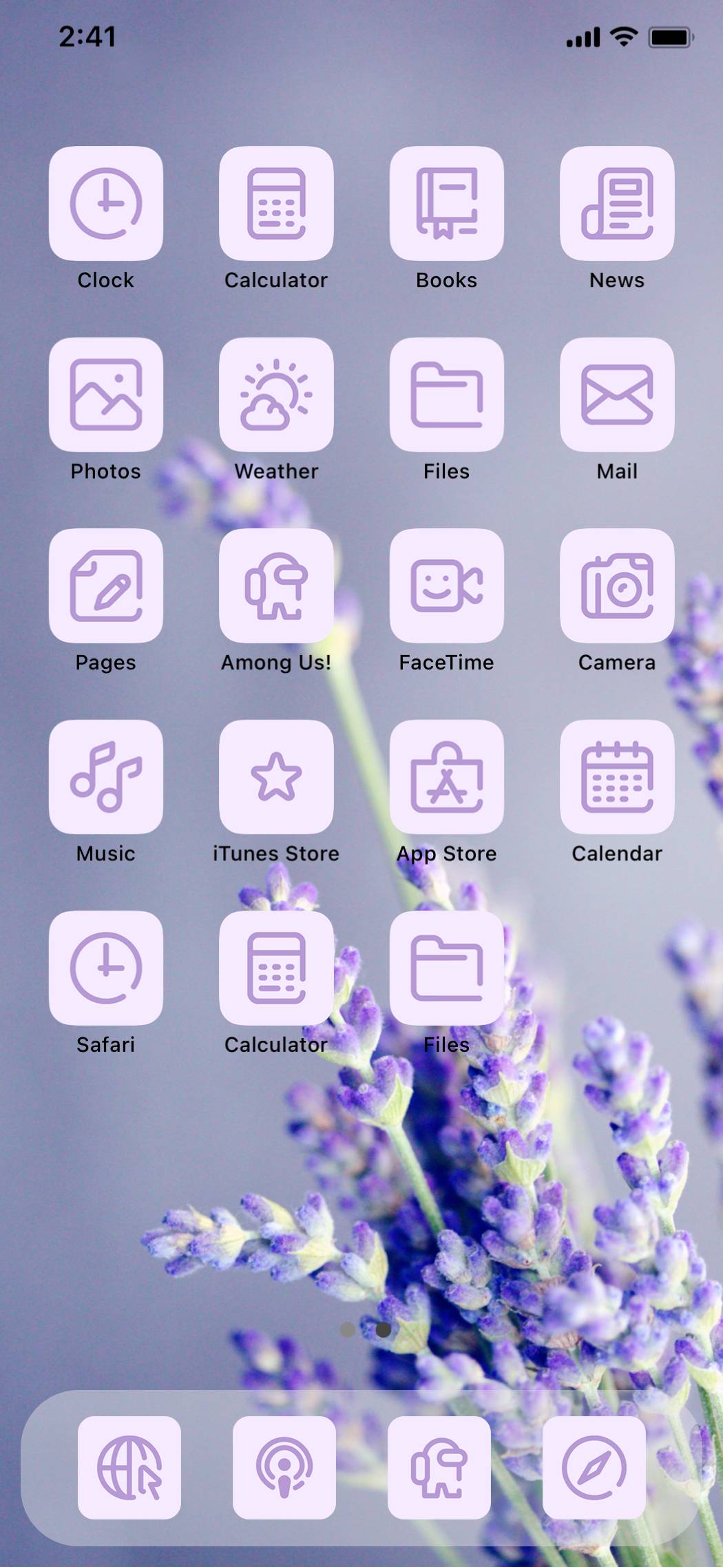 cute lavender aesthetic!!Idées d'écran d'accueil[T9QpzGs0epnbD6WVcKNK]