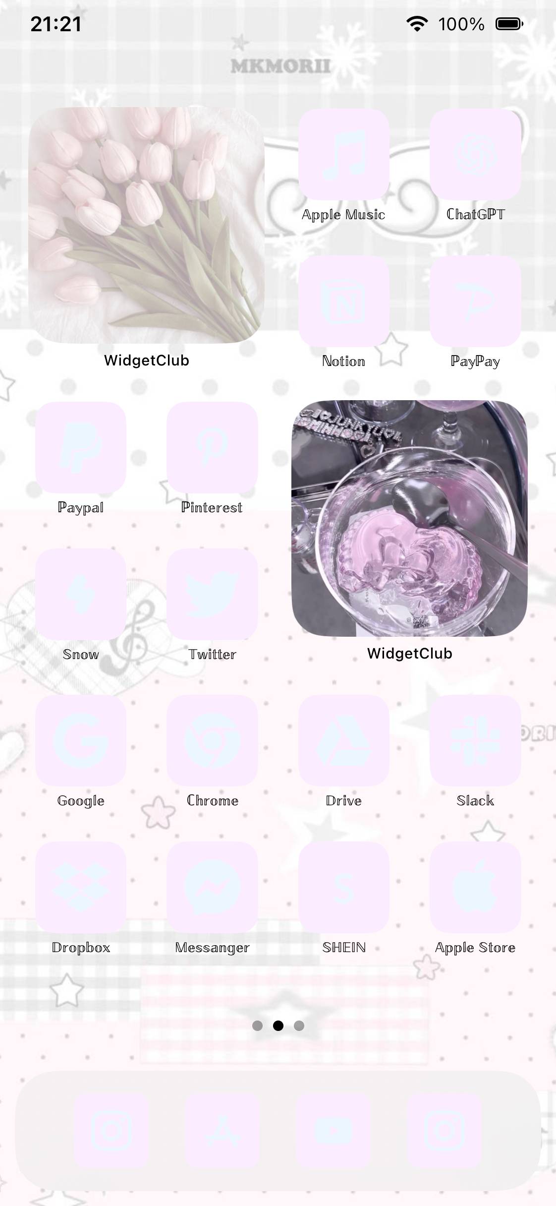 ゆめかわ夢の中💫🤍Home Screen ideas[wivfWIYkr6FtVdxMsFdy]