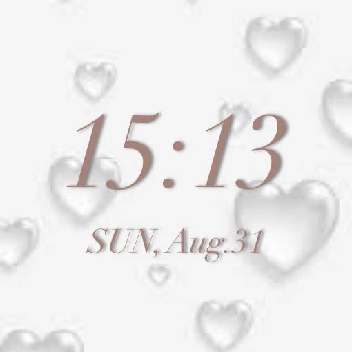 Pretty Time Widget ideas[ADEGMxargdAX3kI8tofx]