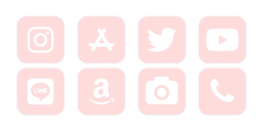 Rosa App-Symbolpaket[Pw3Q17ZL83LDfwvx3LxV]
