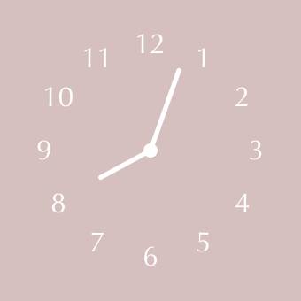 時計Horloge Idées de widgets[b0fs5bJgEVkncgzqYBo1]