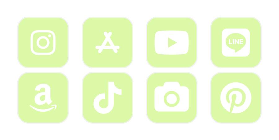 黄緑💚🐢🌳🍀🍃👒🍏🔋🧪🔫👗 Pacote de ícones de aplicativos[ZgfNXeCMrRIxApvMUsMZ]