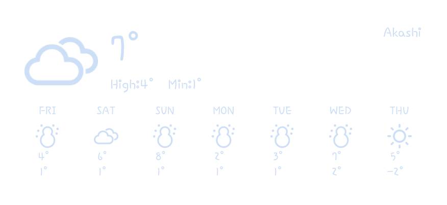 天気 Weather Widget ideas[a1eVWOEf5ea40Na1xQBC]