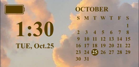 時計カレンダー Calendar Idei de widgeturi[L4QgMR8hRamXmgiBeS81]