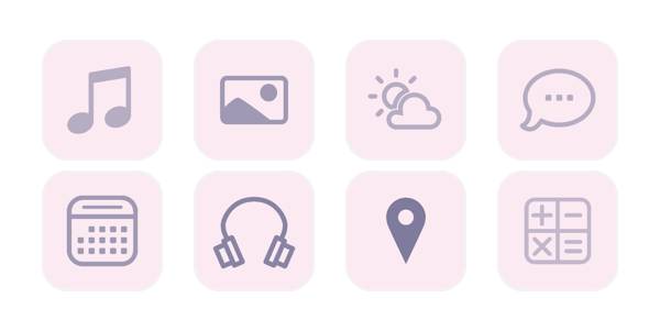 ピンクでかわいいアイコン Pachetul de pictograme pentru aplicație[OqKSfx4qKNuCc8PGubAw]