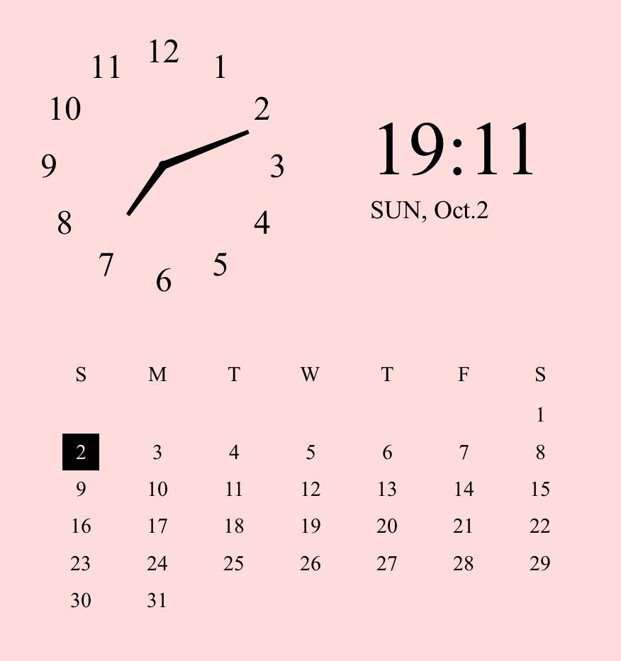 ピンク Clock Widget ideas[sfC8EPAX2NhgaggBFYUm]