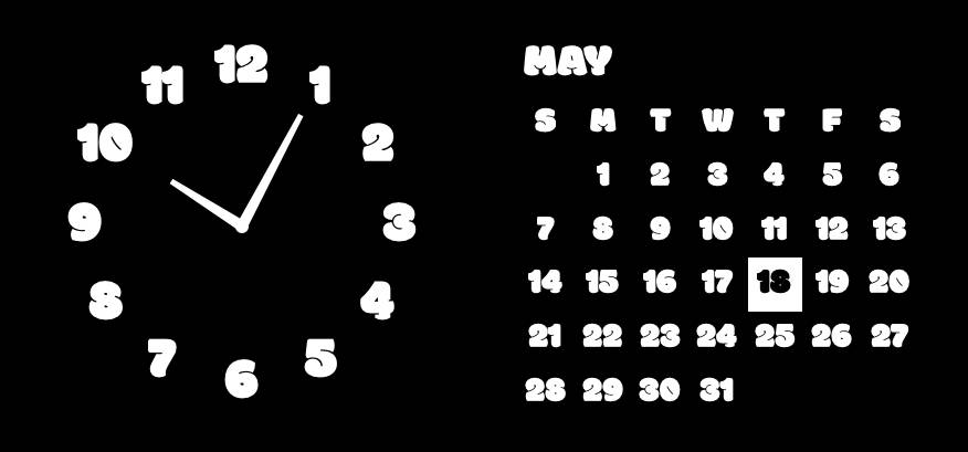 Clock Widget ideas[nLrCsWc0MtvC1PgIeXCM]