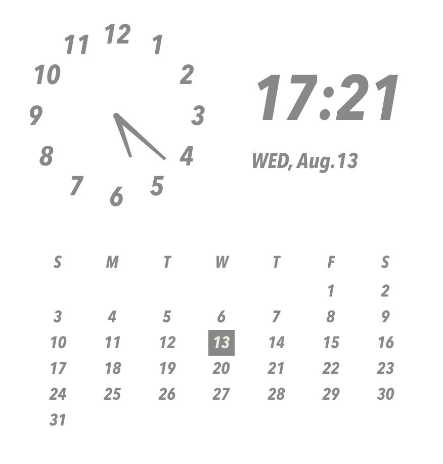 Clock Widget ideas[0tZldBq8enSPWE9kkCFG]