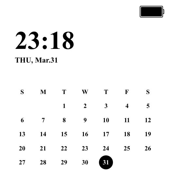 Calendário Ideias de widgets[gdU1akByKLRxt1AY1jMo]