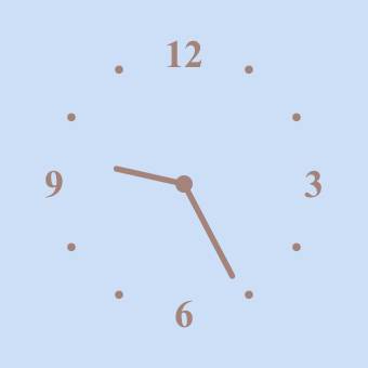 Pastel Horloge Idées de widgets[CBXe8YwBxH7T8MDm3u4o]