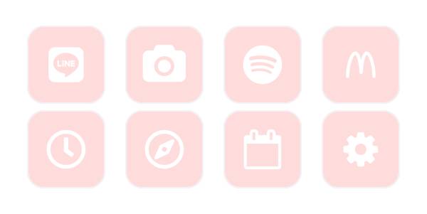 ピンクApp Icon Pack[xPrPCdjI0ePh9xeKX6JA]